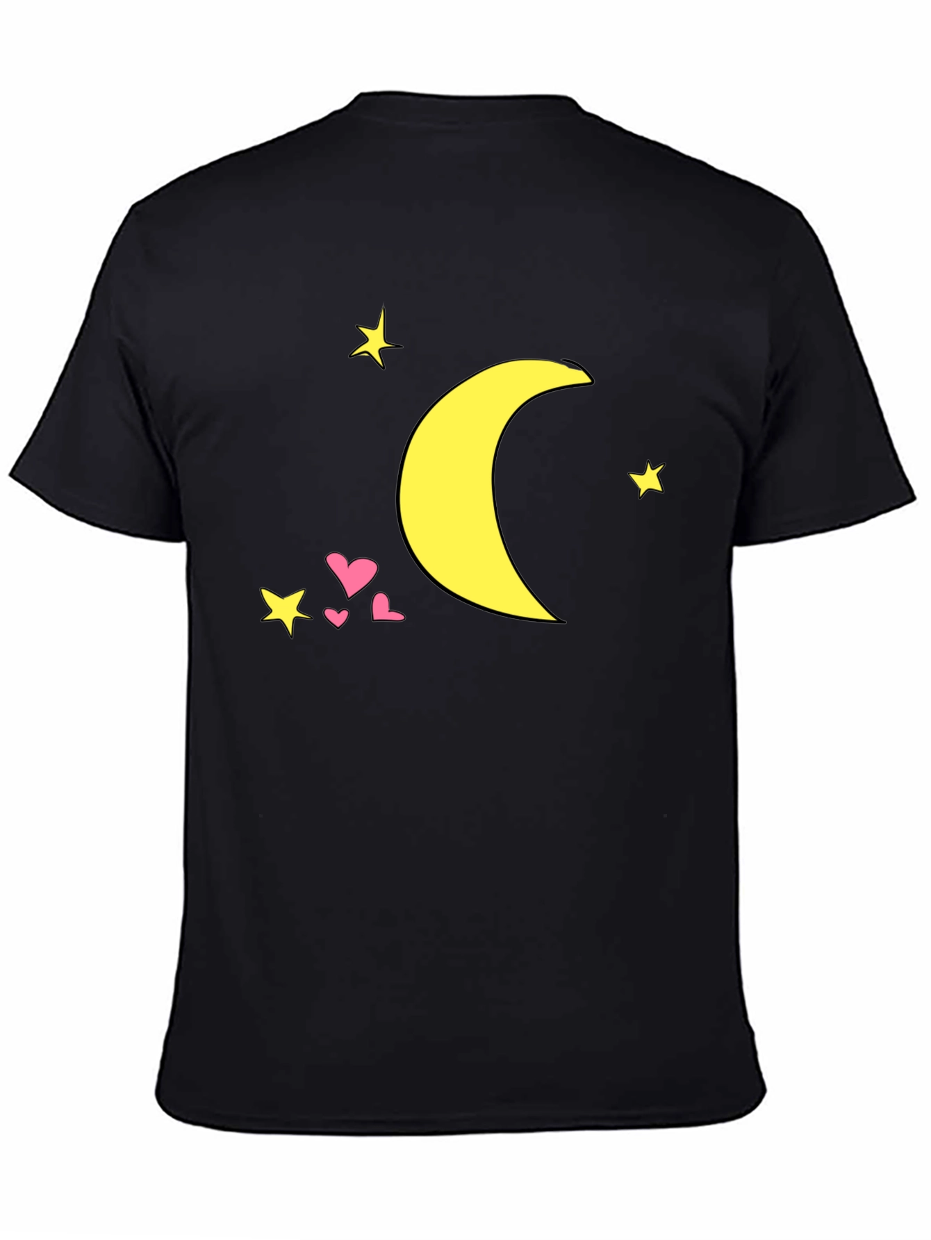 Celestial Dream Tee - Moon & Stars Graphic T-Shirt