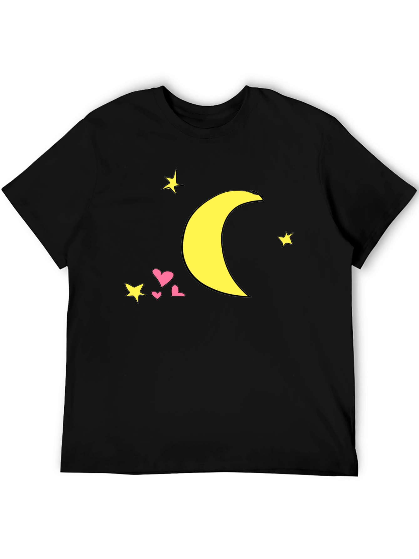 Celestial Dream Tee - Moon & Stars Graphic T-Shirt
