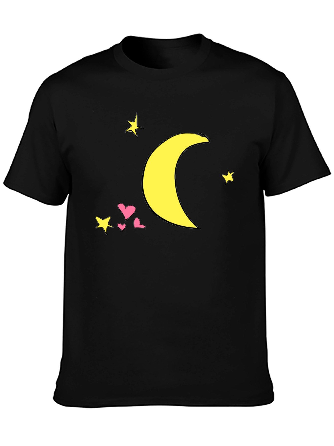Celestial Dream Tee - Moon & Stars Graphic T-Shirt