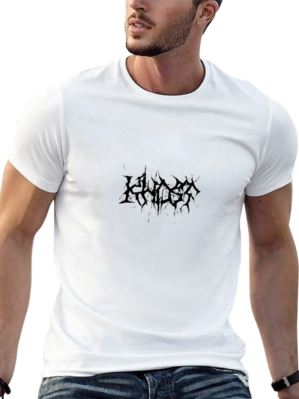 Black Metal Band Logo T-Shirt