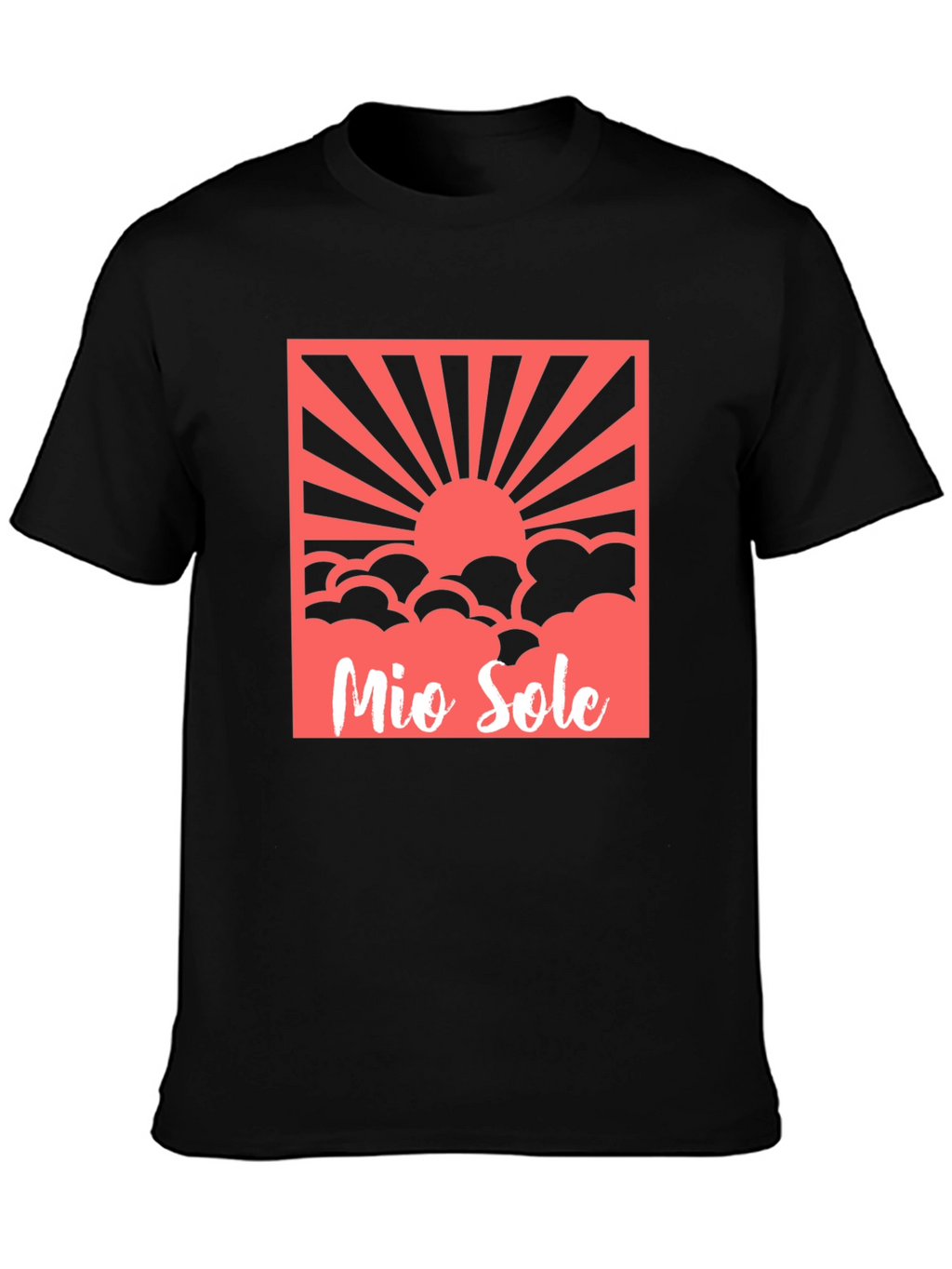 Mio Sole Graphic T-Shirt - Black