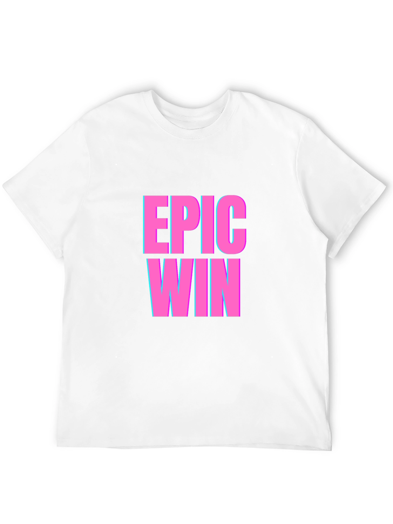 Epic Win Graphic T-Shirt - Black Casual Tee
