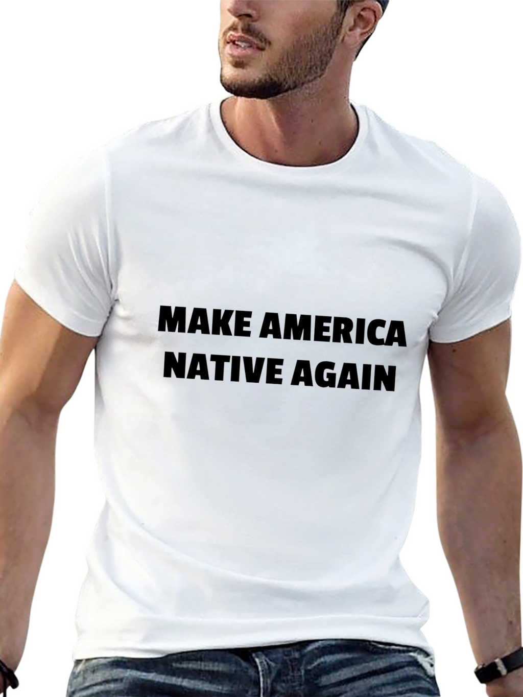 Make America Native Again Black T-Shirt