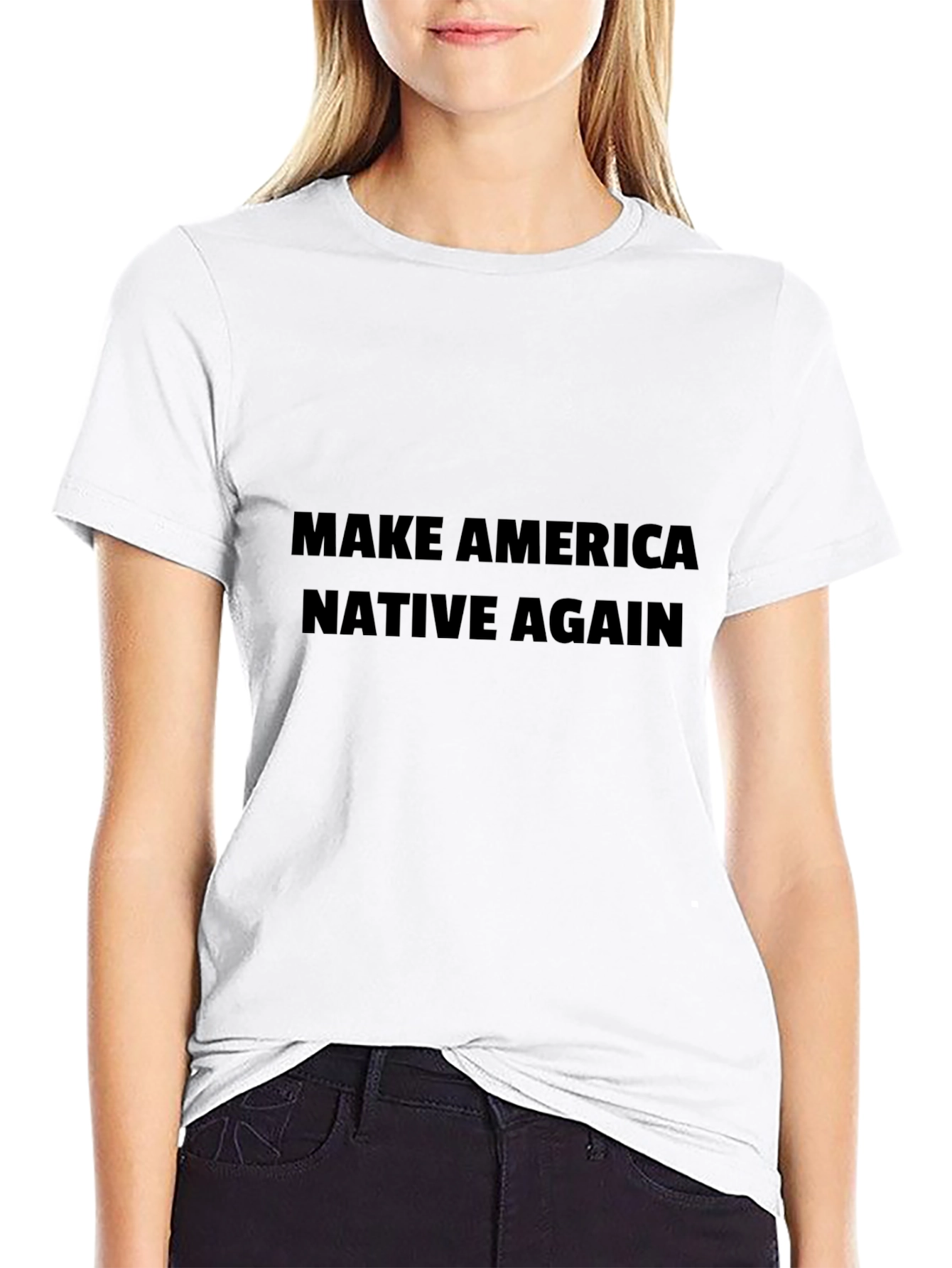 Make America Native Again Black T-Shirt