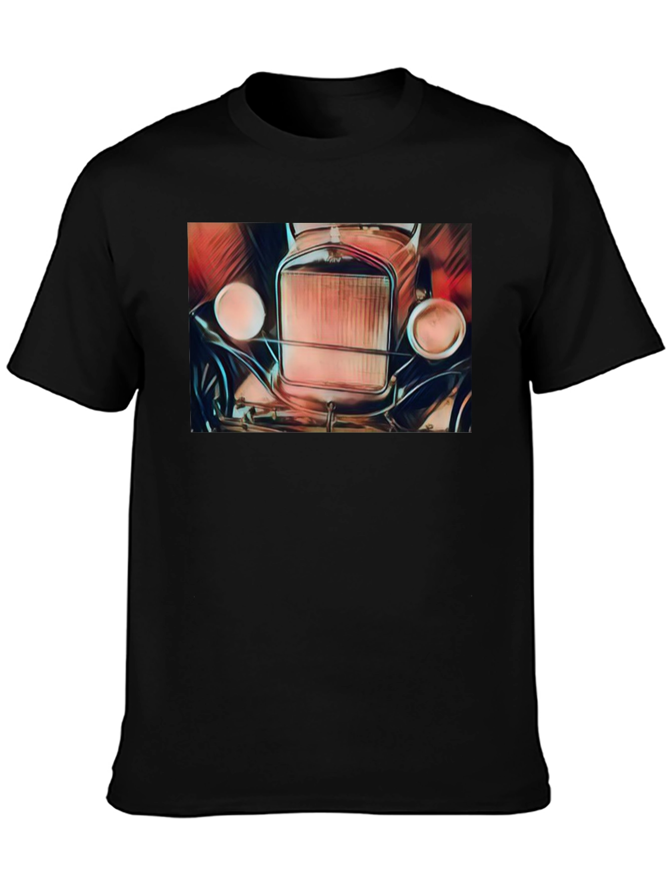 Vintage Car Graphic Tee - Classic Auto Lover Shirt