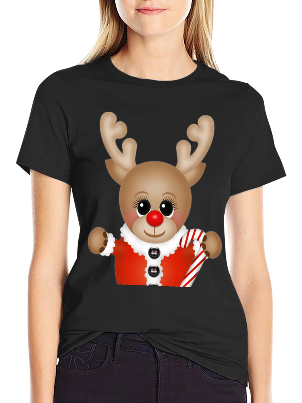 Festive Reindeer Christmas T-Shirt