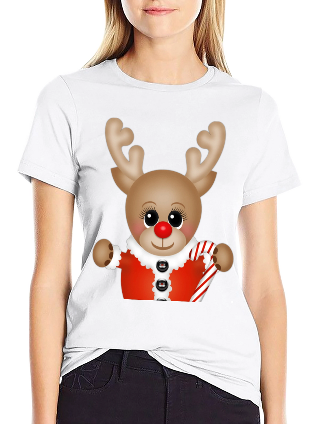 Festive Reindeer Christmas T-Shirt