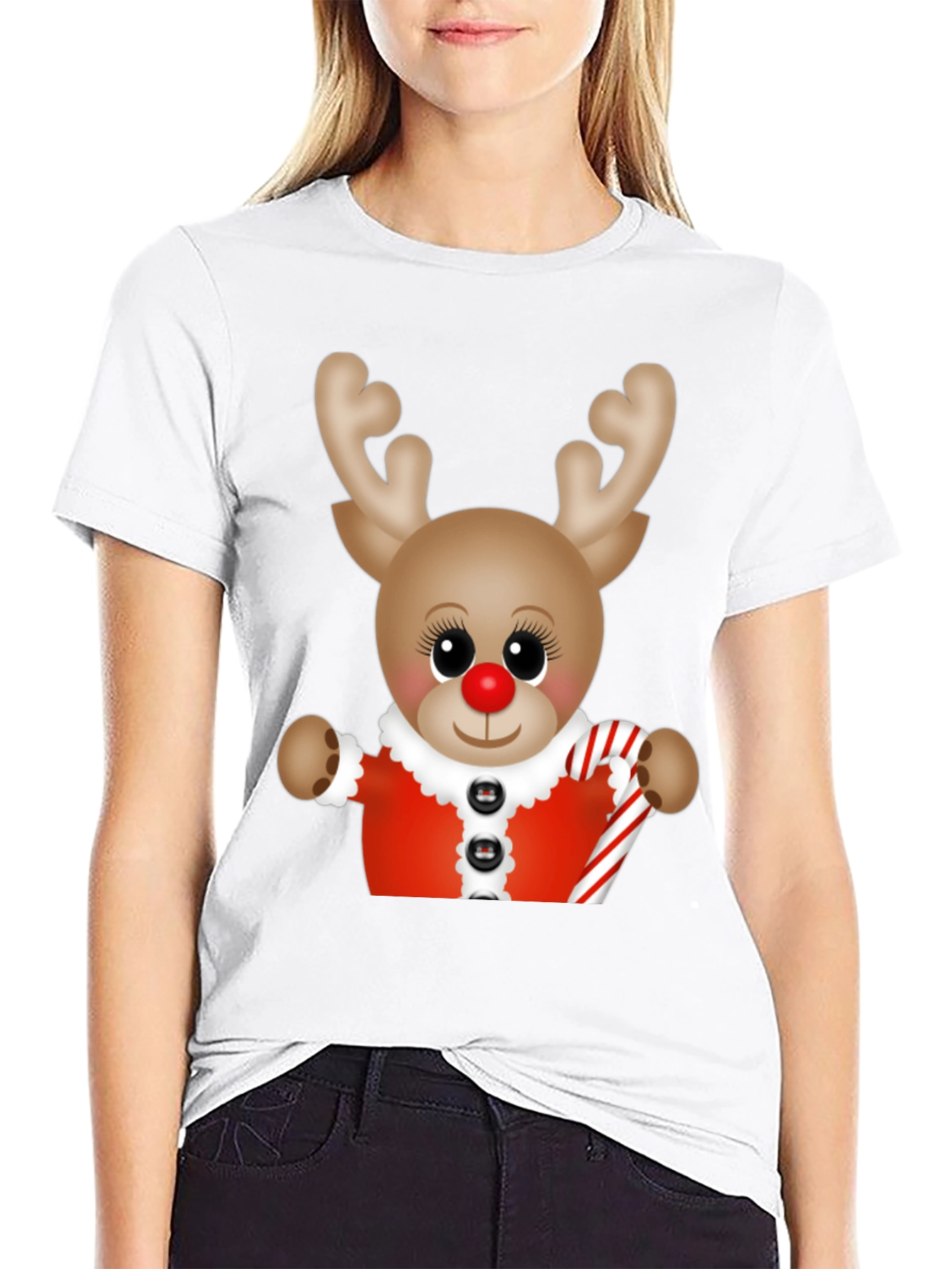 Festive Reindeer Christmas T-Shirt
