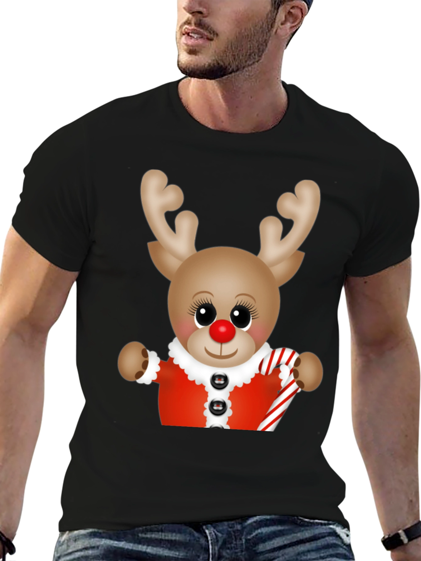 Festive Reindeer Christmas T-Shirt