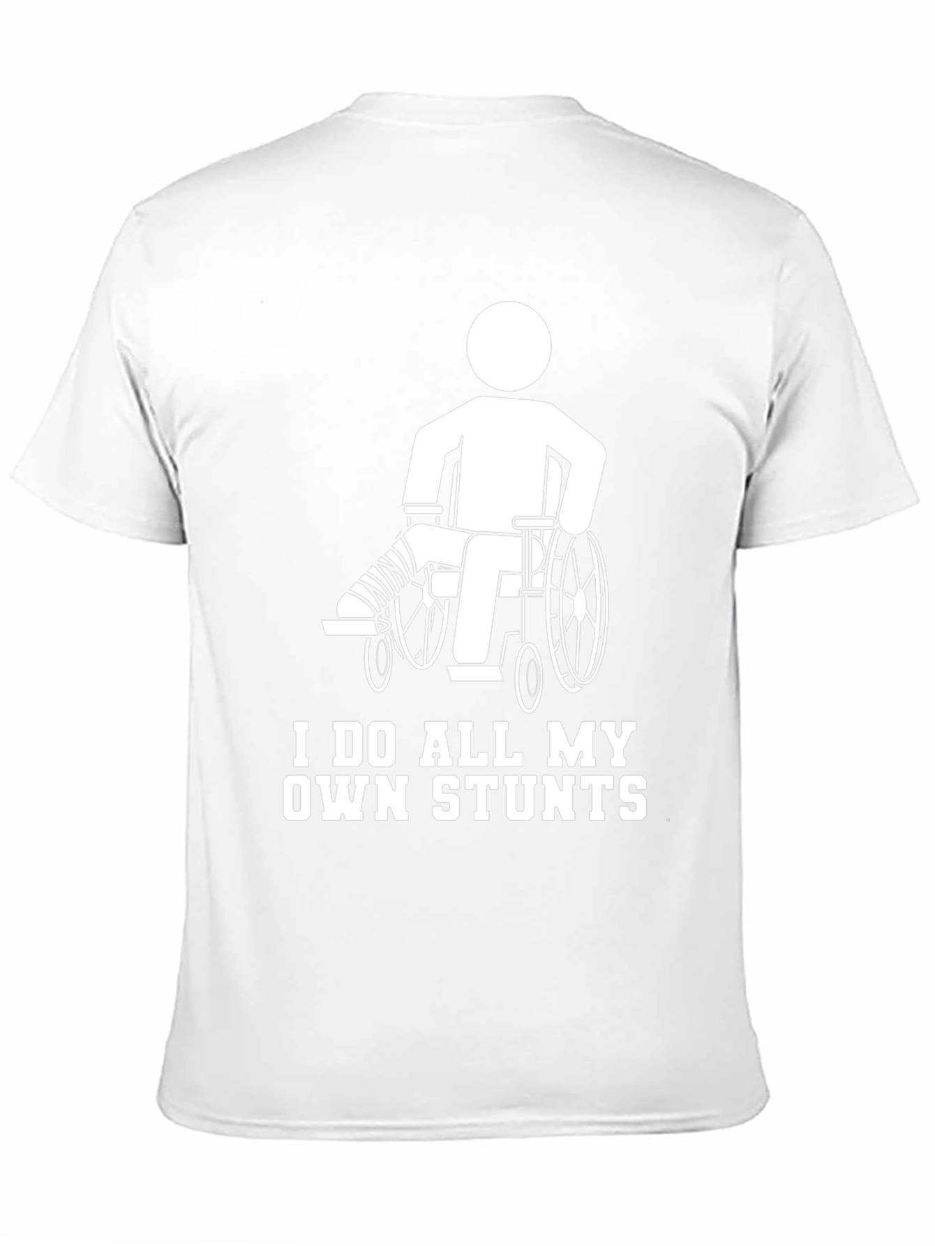 Funny Stuntman Wheelchair Humor T-Shirt