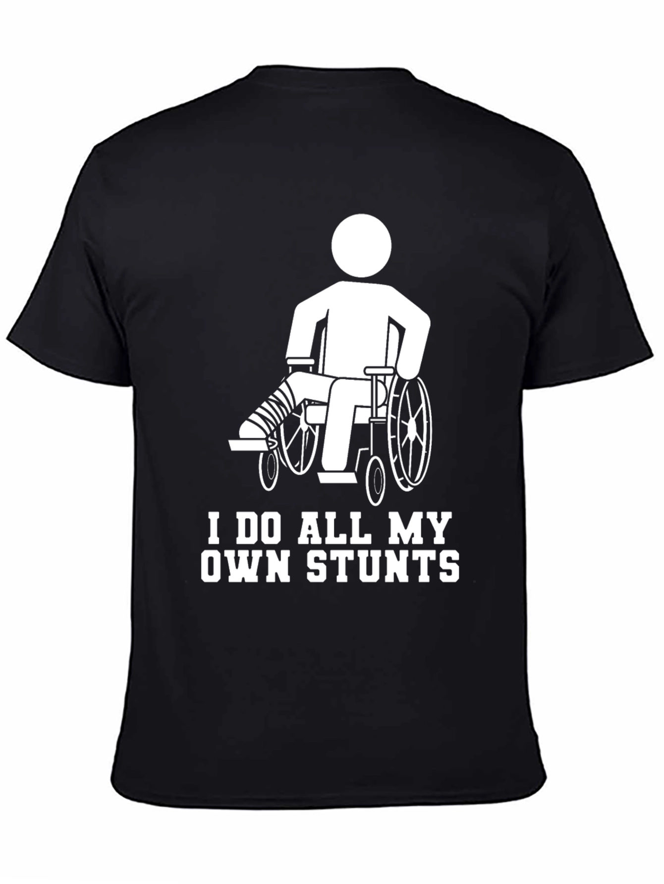 Funny Stuntman Wheelchair Humor T-Shirt