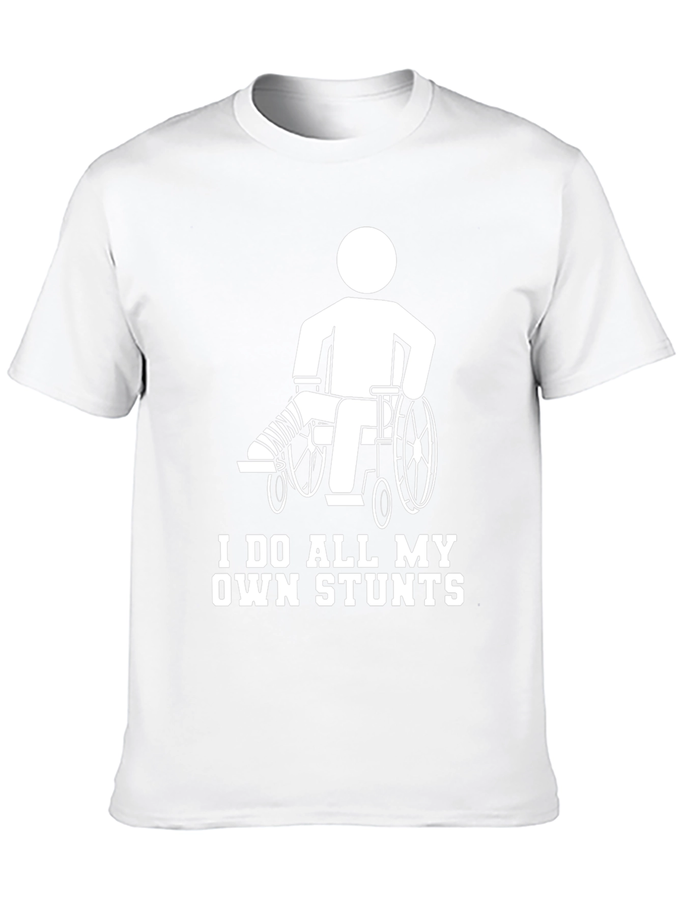 Funny Stuntman Wheelchair Humor T-Shirt