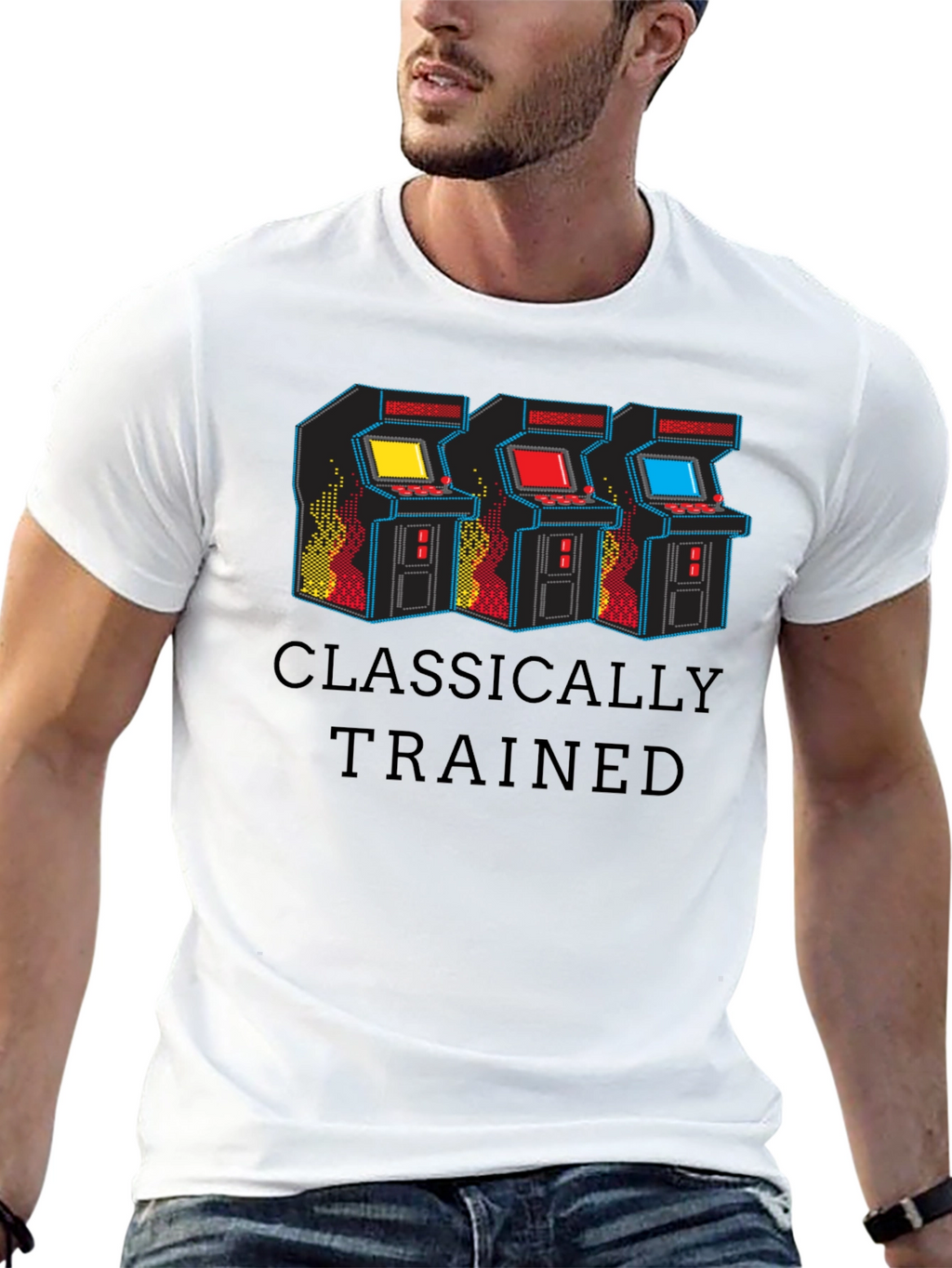 Classically Trained Retro Arcade Gamer T-Shirt