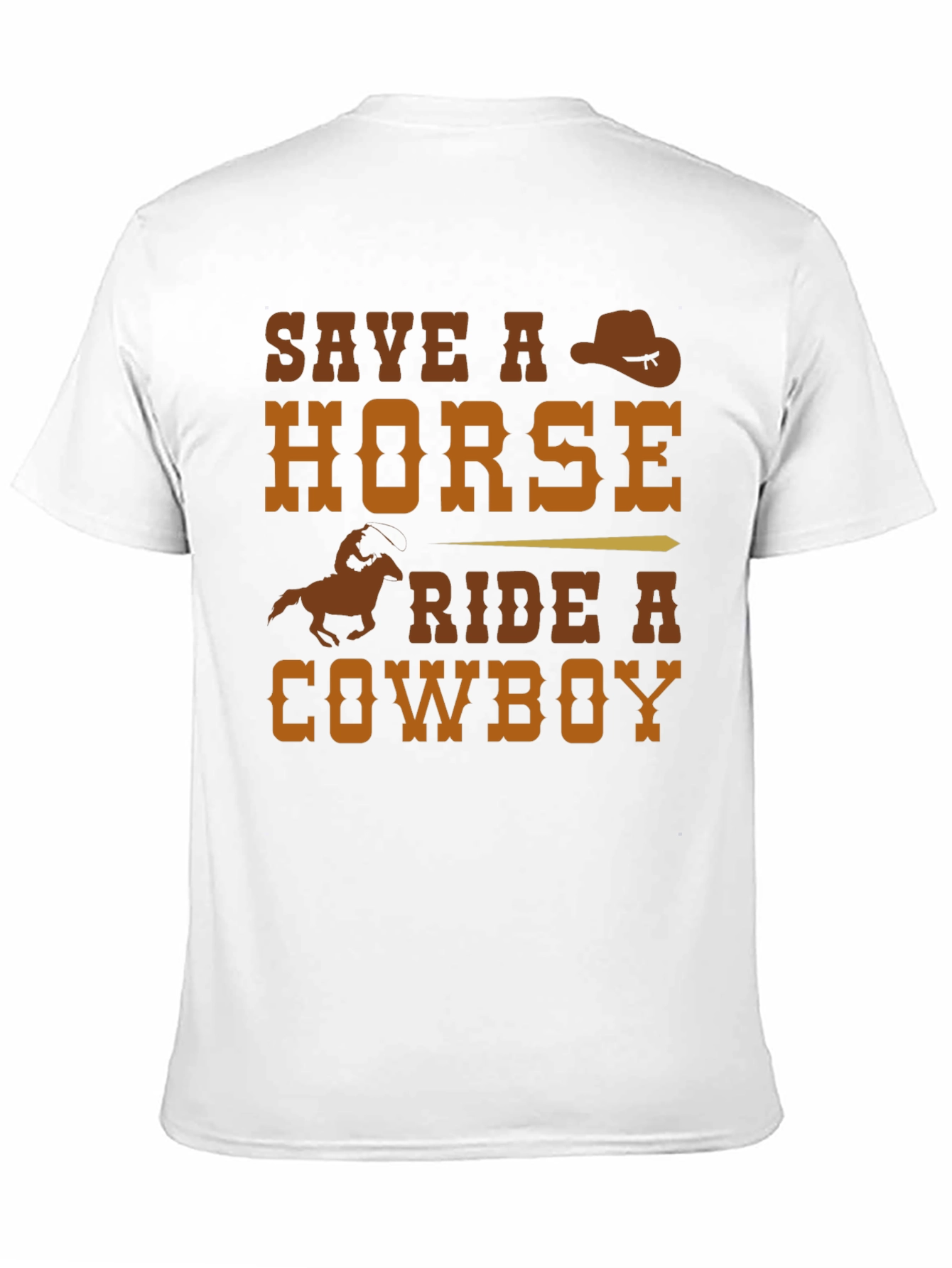 Save a Horse Ride a Cowboy Graphic T-Shirt