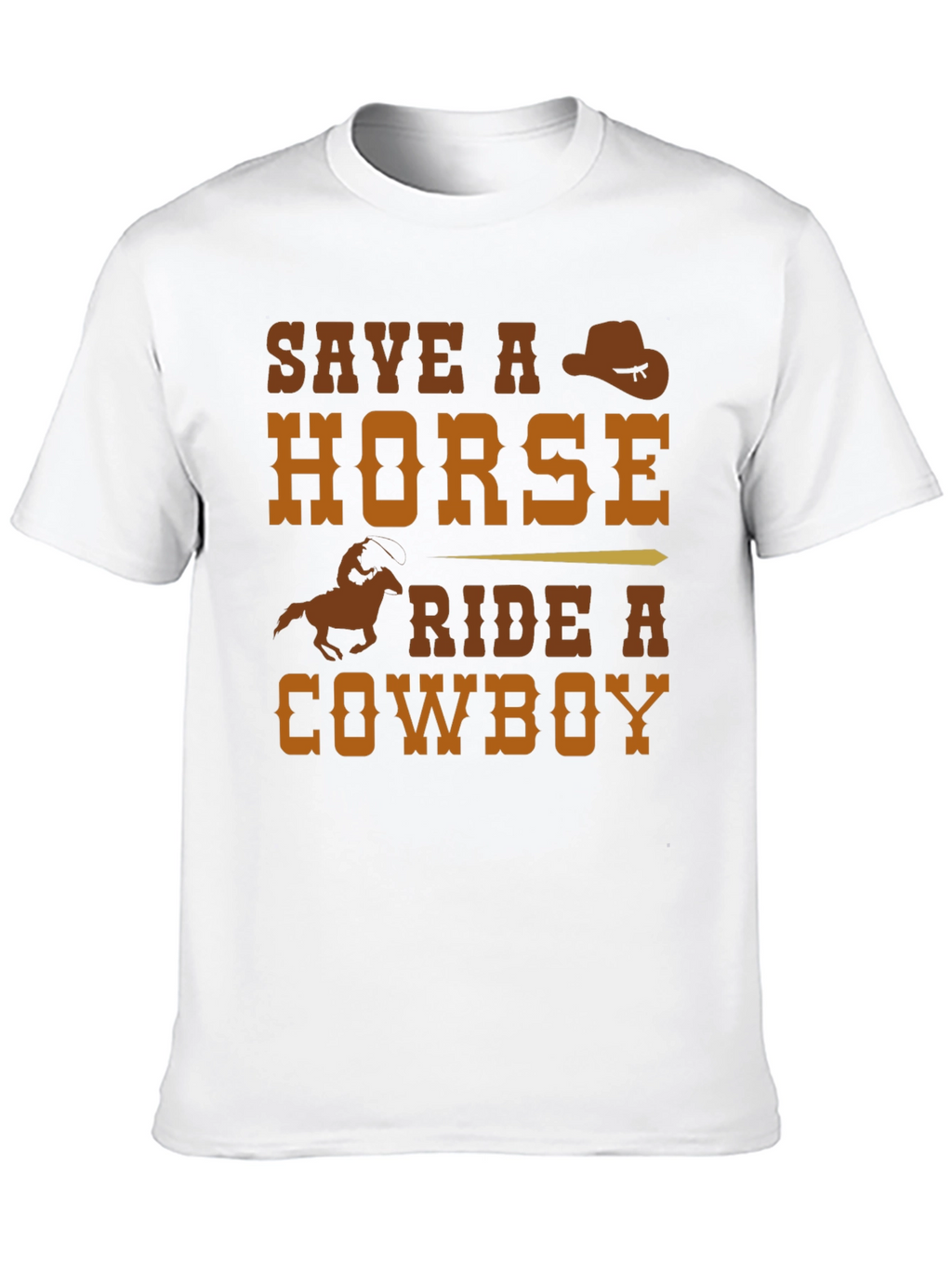 Save a Horse Ride a Cowboy Graphic T-Shirt