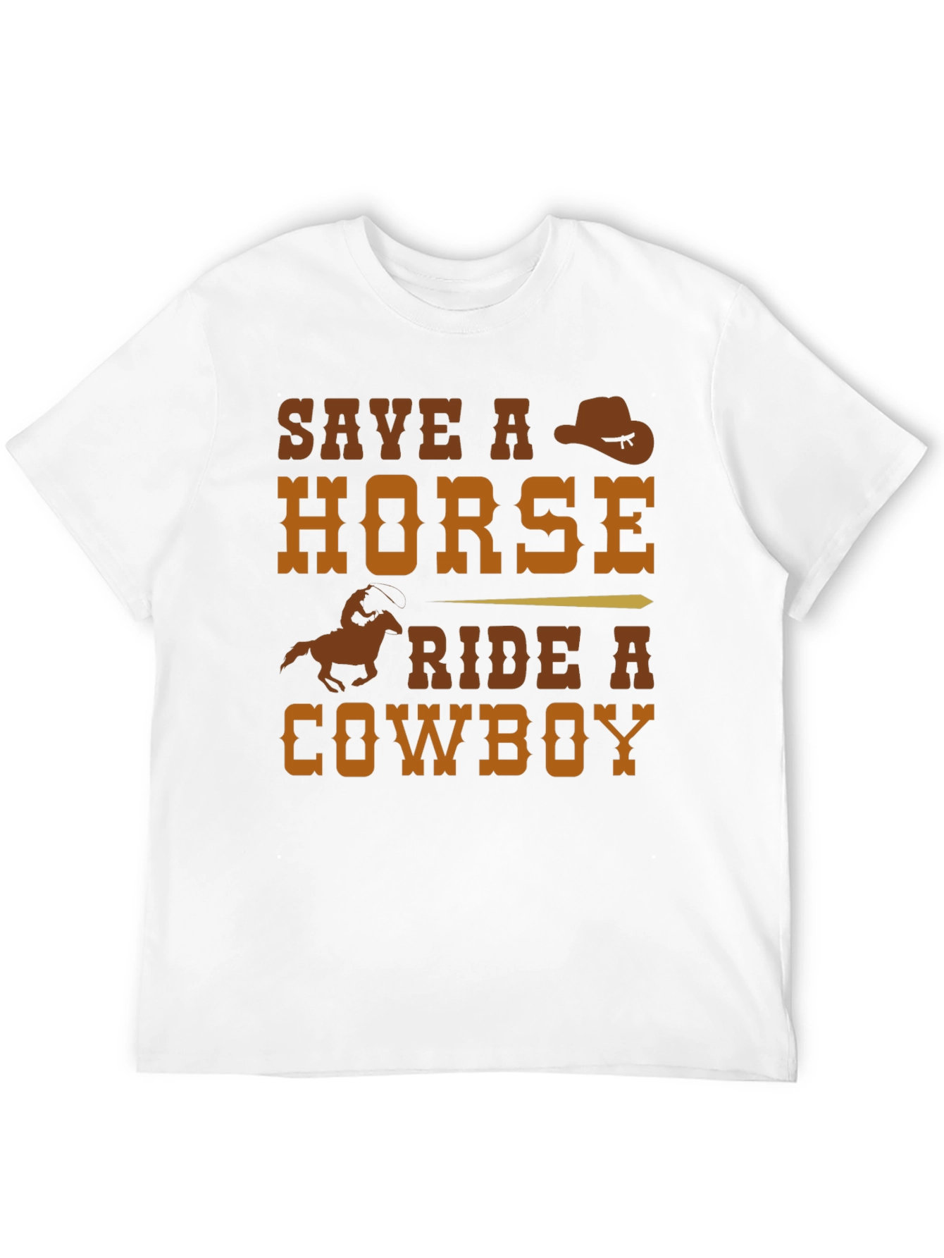 Save a Horse Ride a Cowboy Graphic T-Shirt