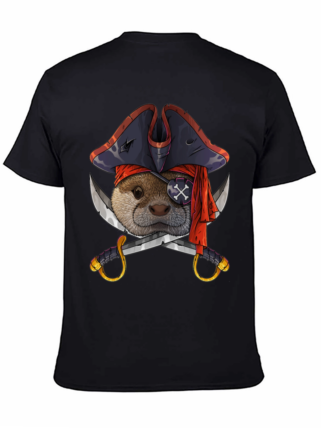 Pirate Otter T-Shirt - Funny Animal Tee