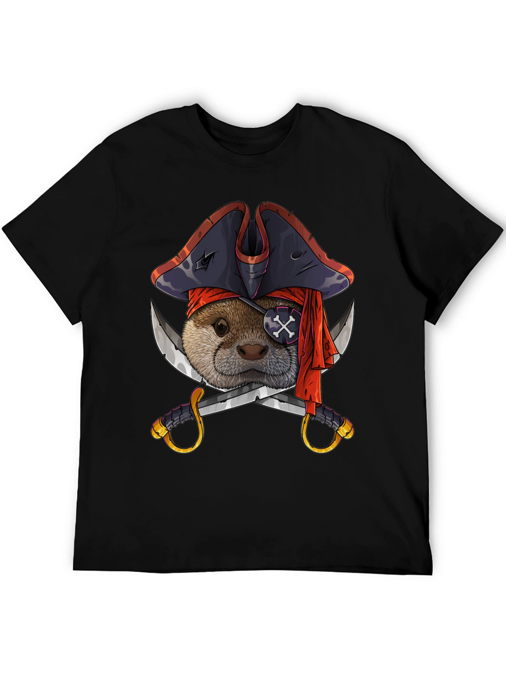 Pirate Otter T-Shirt - Funny Animal Tee
