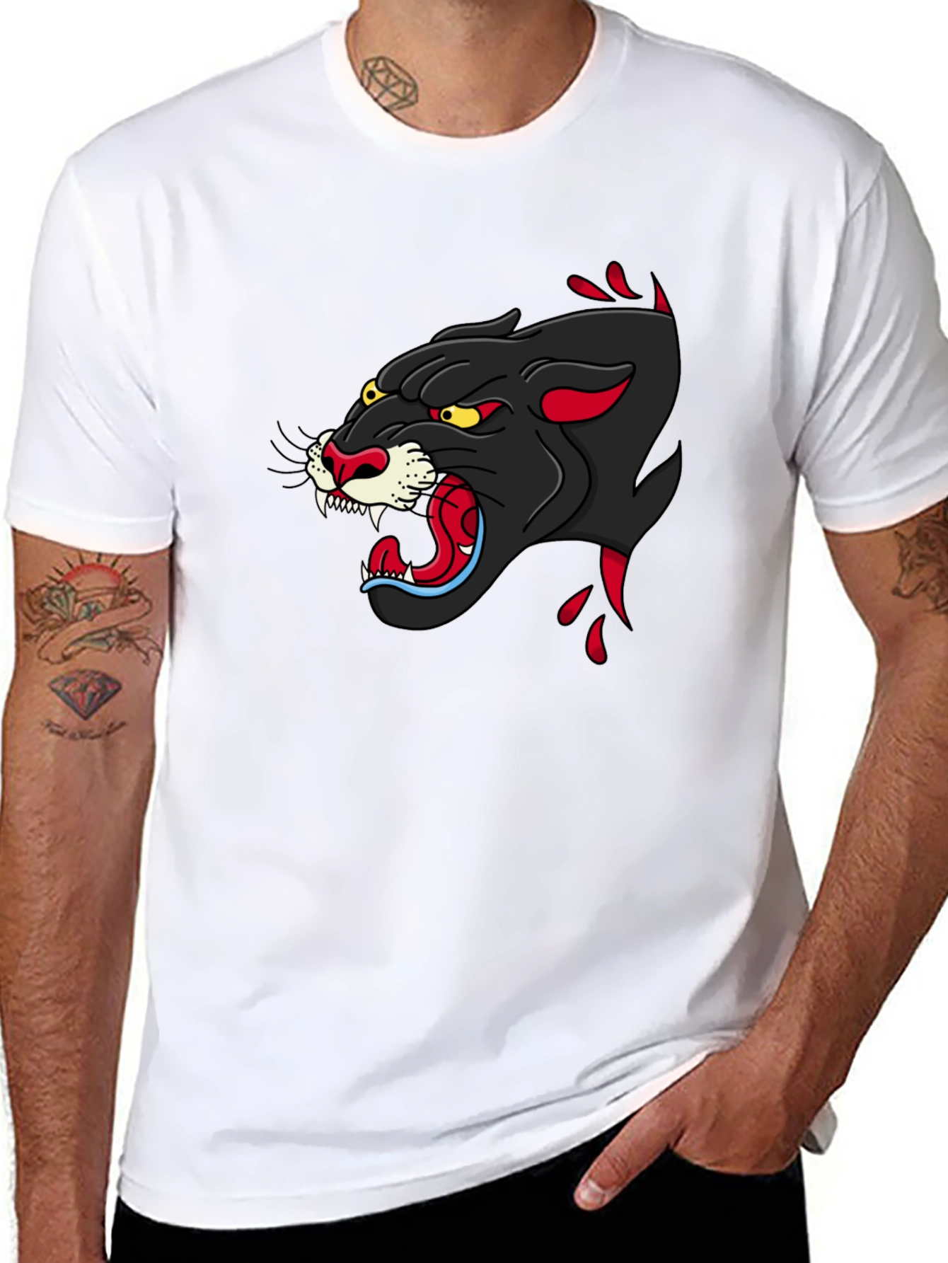 Black Panther Graphic Tee - Fierce Style