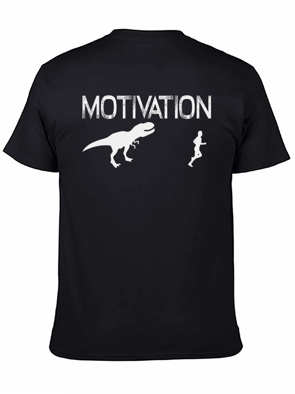 Motivation Dinosaur Chase Graphic T-Shirt