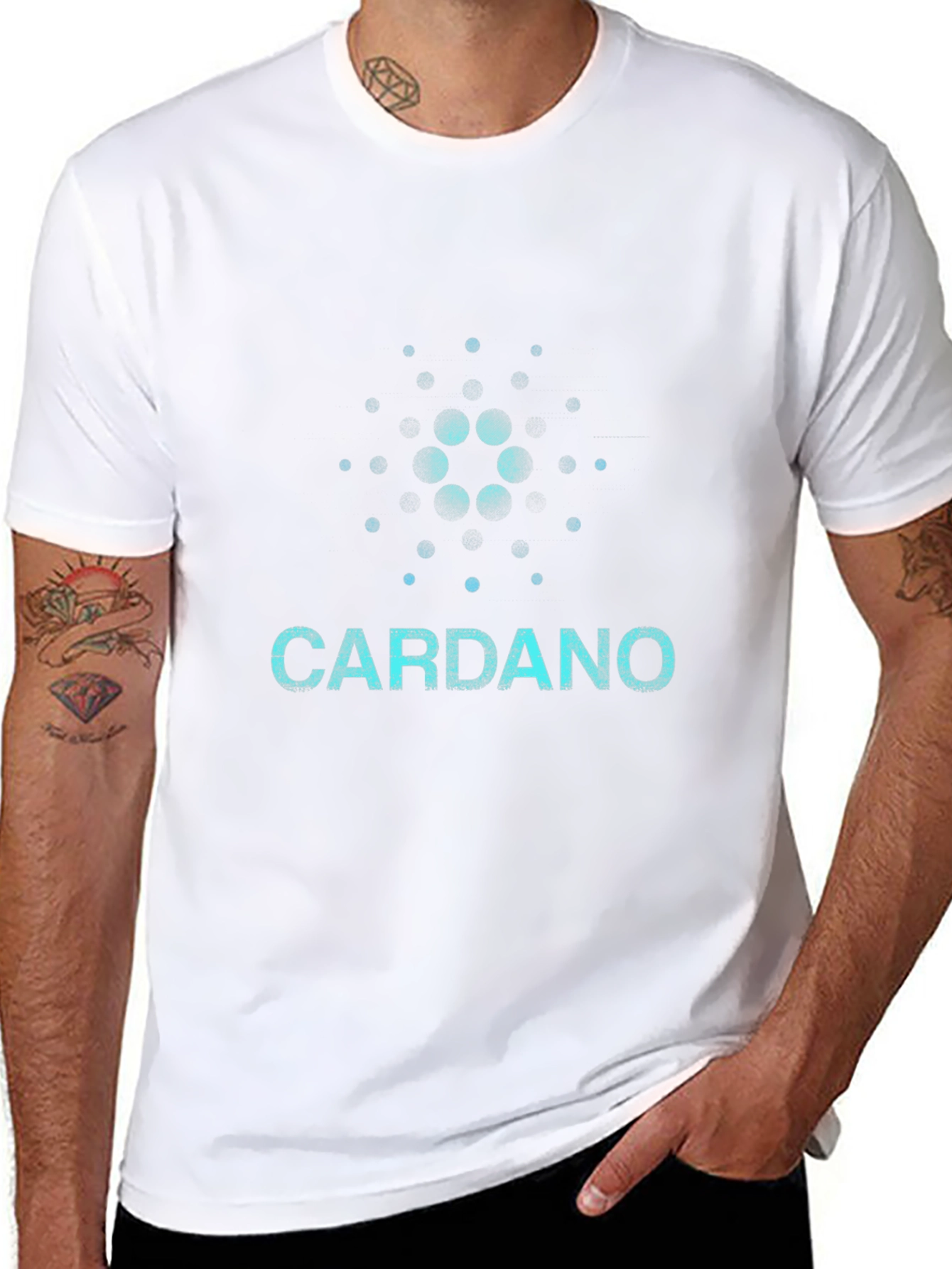 Cardano Crypto T-Shirt - Stylish Black Tee