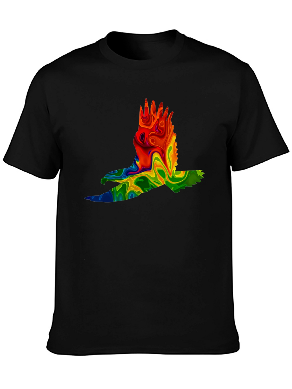 Psychedelic Eagle Graphic Tee