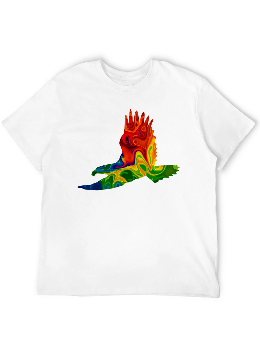 Psychedelic Eagle Graphic Tee