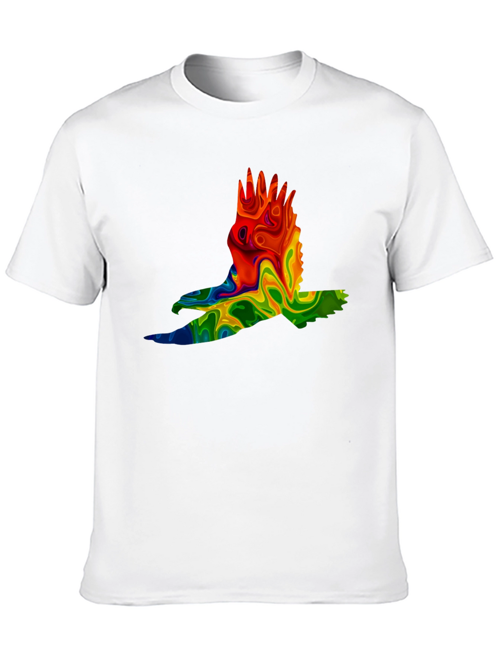 Psychedelic Eagle Graphic Tee