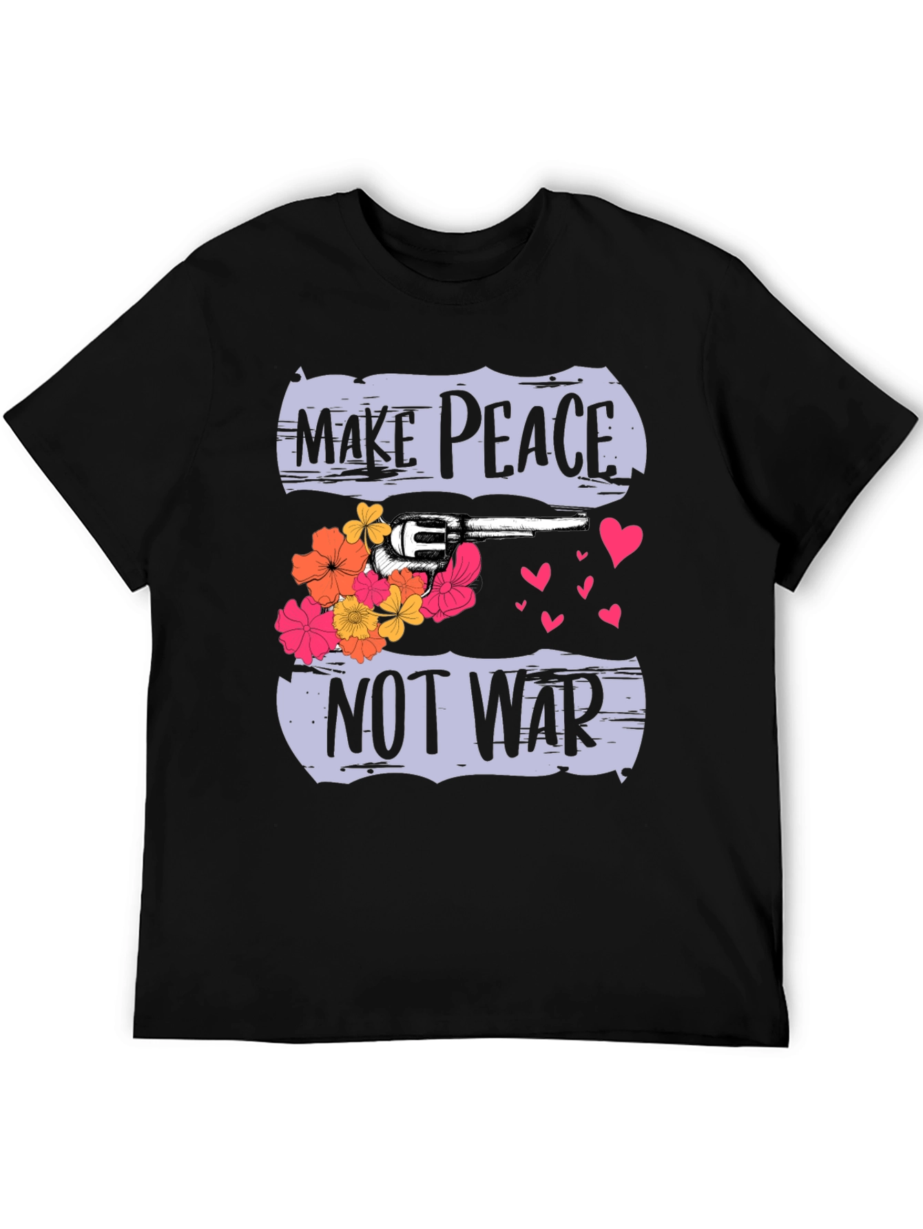 Make Peace Not War Graphic T-Shirt - Peace Activism Tee
