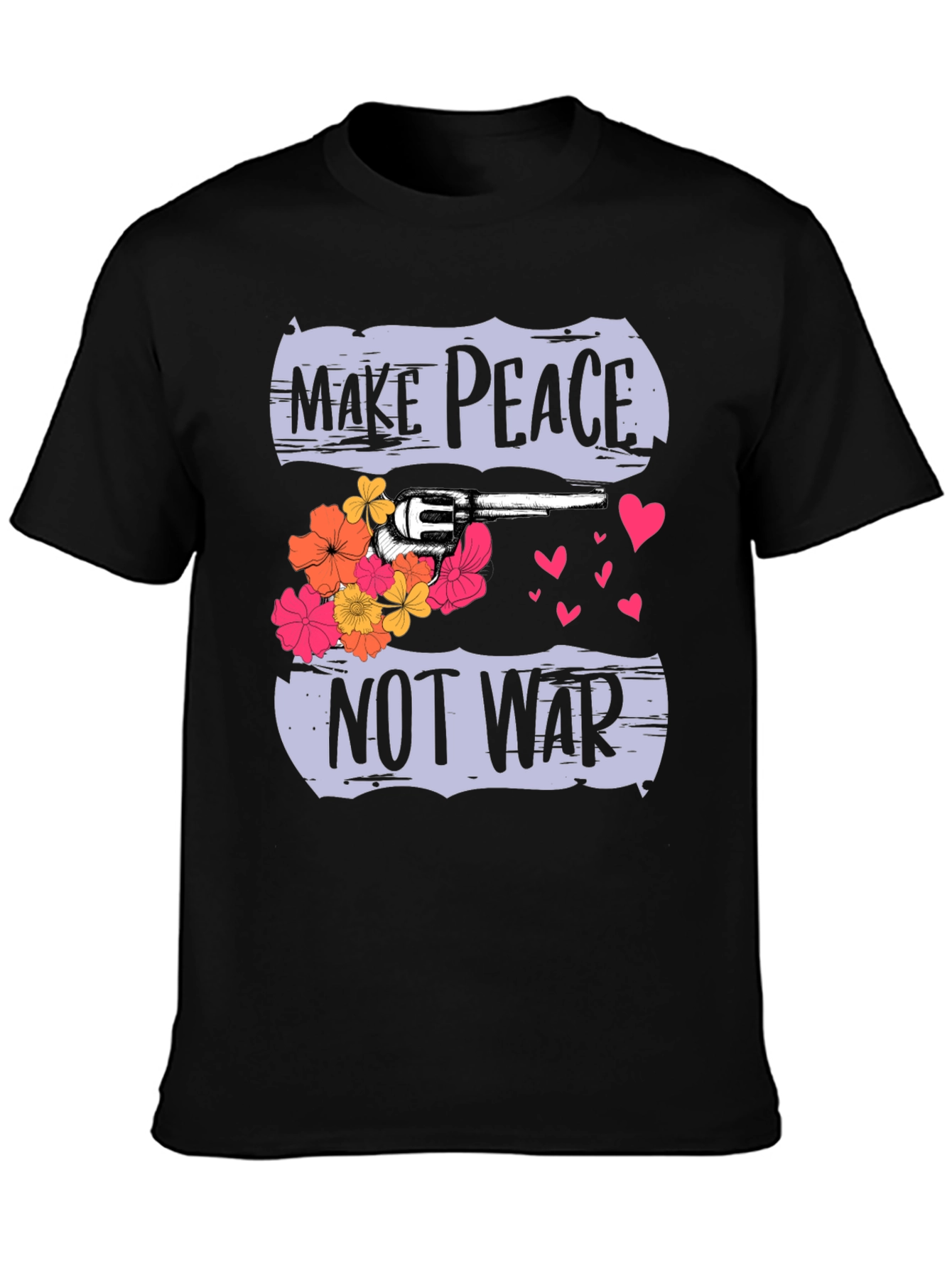 Make Peace Not War Graphic T-Shirt - Peace Activism Tee