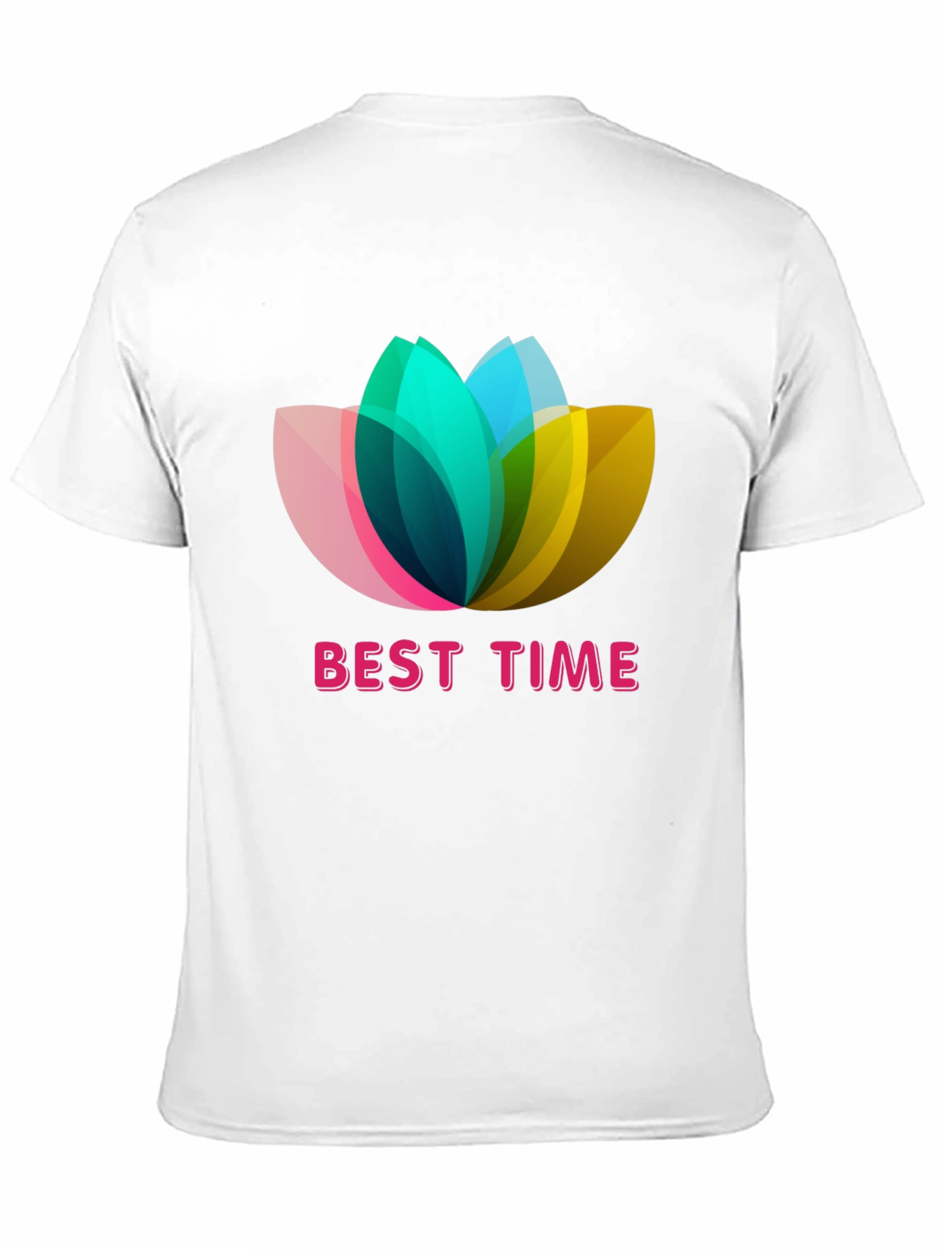 Best Time Lotus Flower Graphic T-Shirt