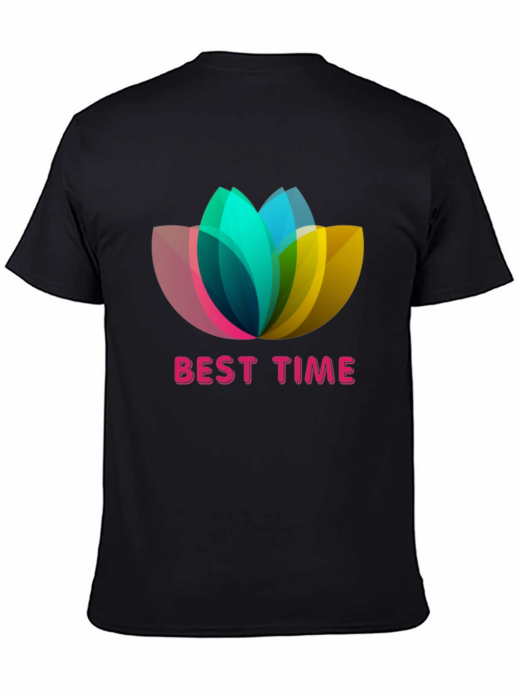 Best Time Lotus Flower Graphic T-Shirt