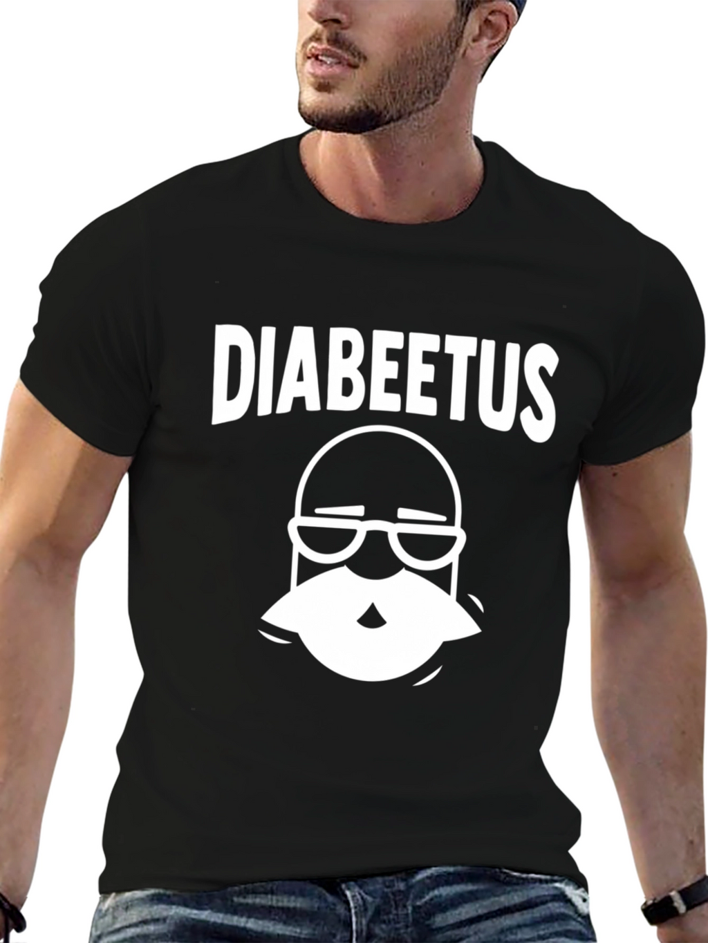 Diabeetus Graphic T-Shirt - Black Cotton Tee