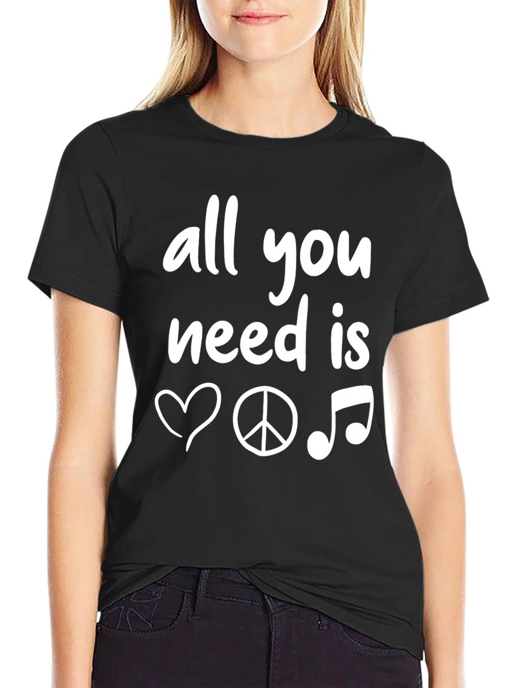 All You Need Is Love Peace Music T-Shirt