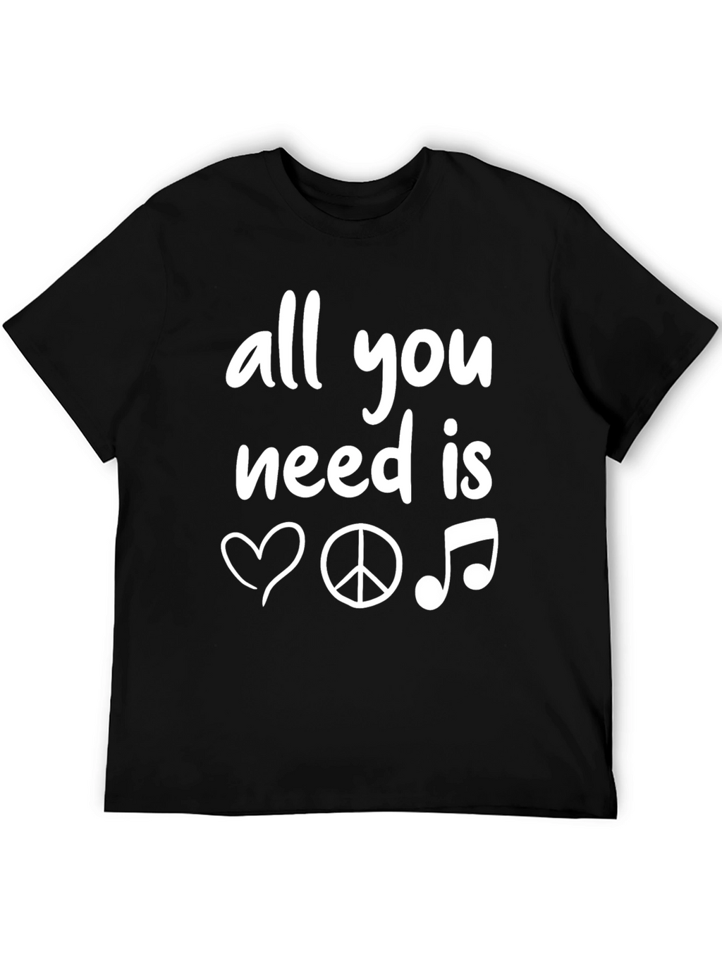 All You Need Is Love Peace Music T-Shirt