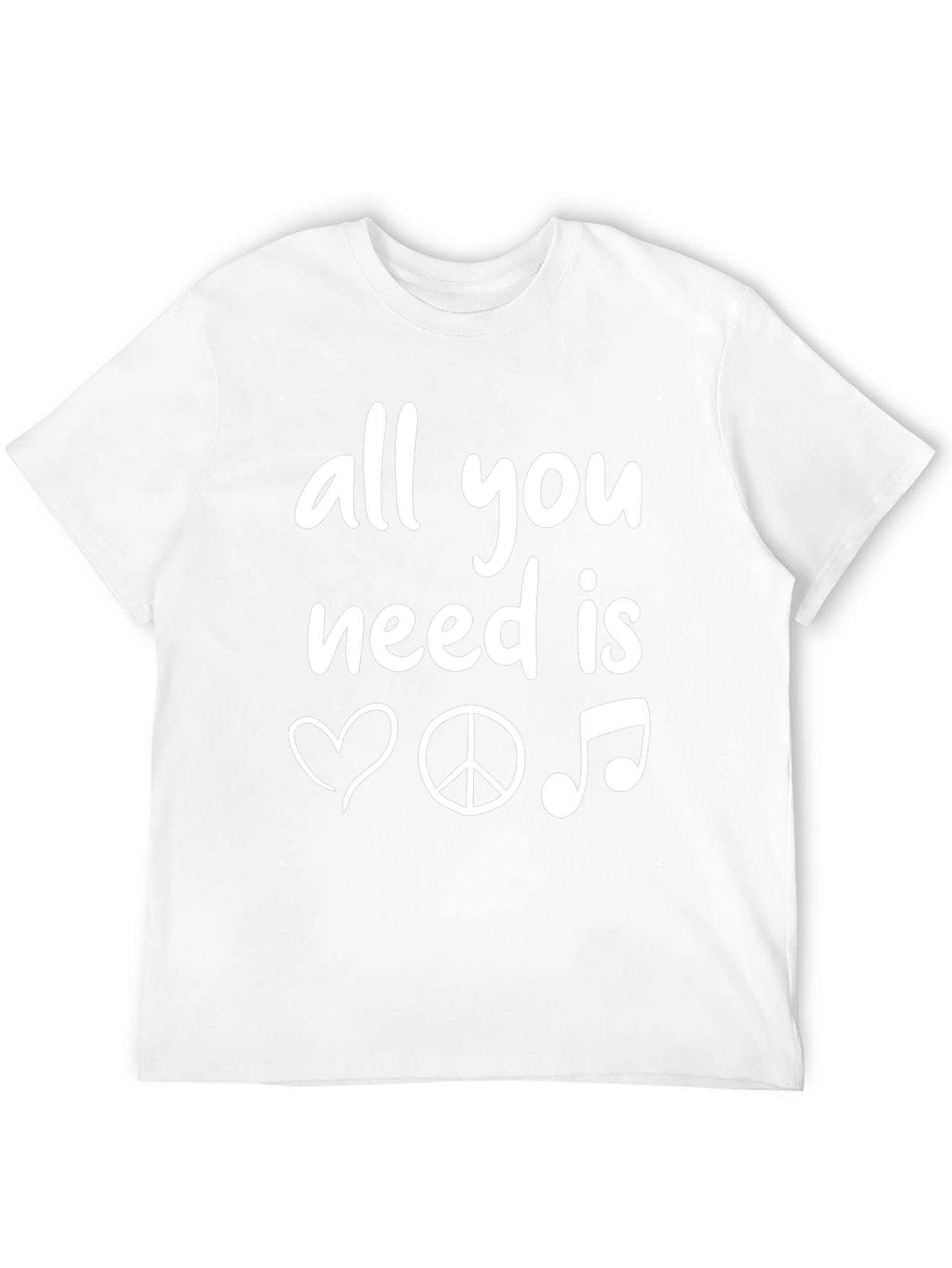 All You Need Is Love Peace Music T-Shirt