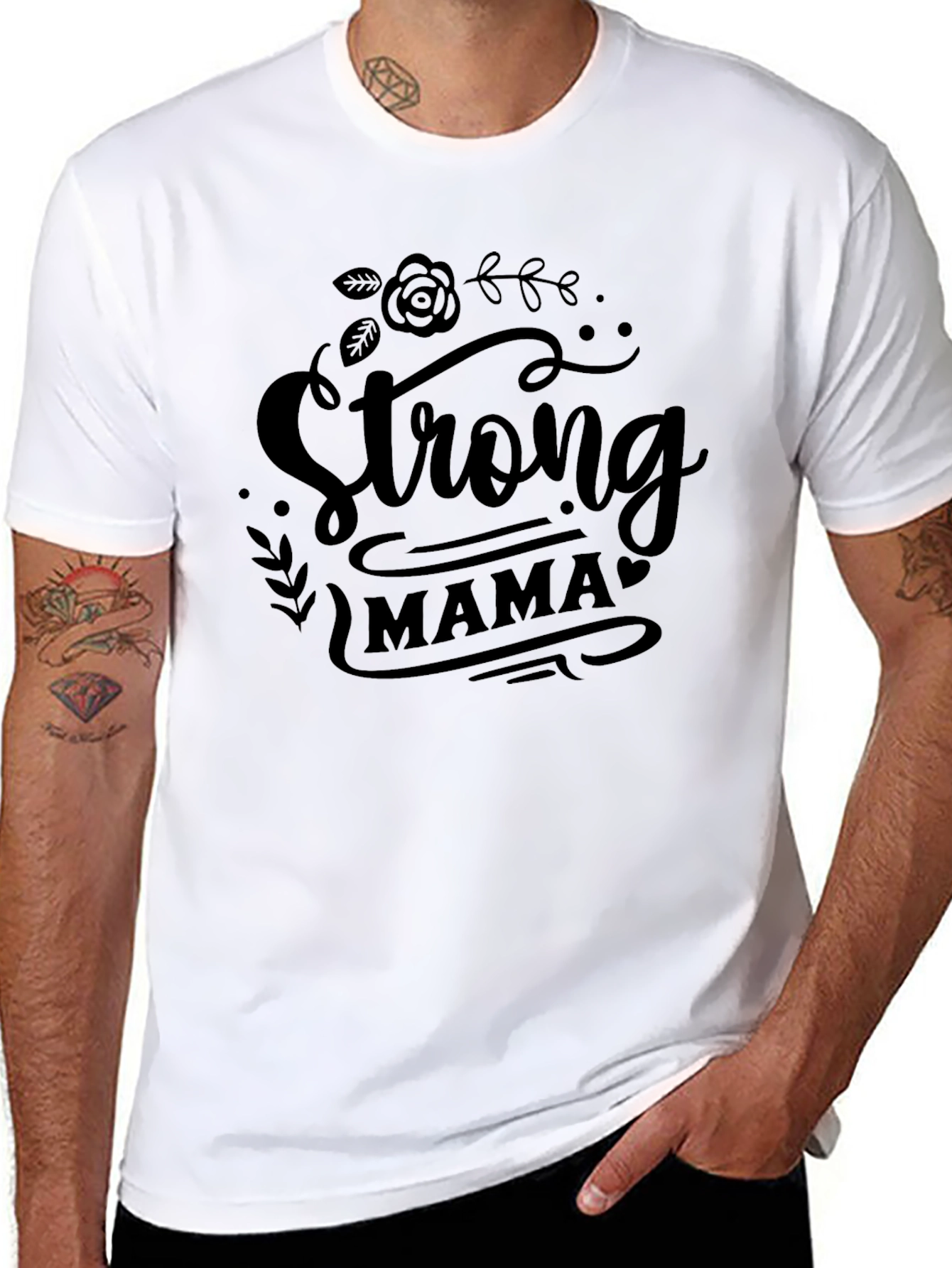 Strong Mama Black T-Shirt