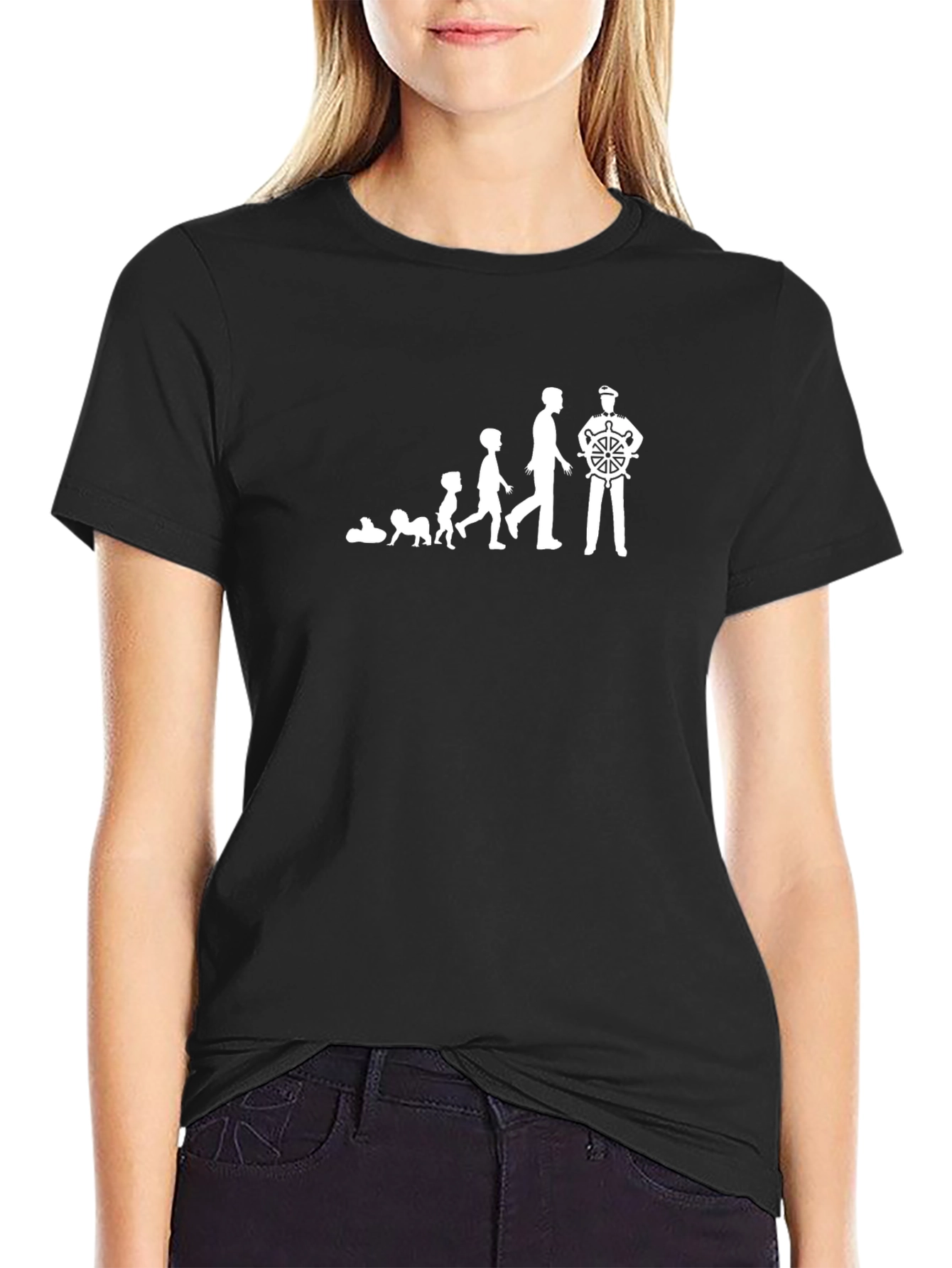Evolution to Captain Black T-Shirt