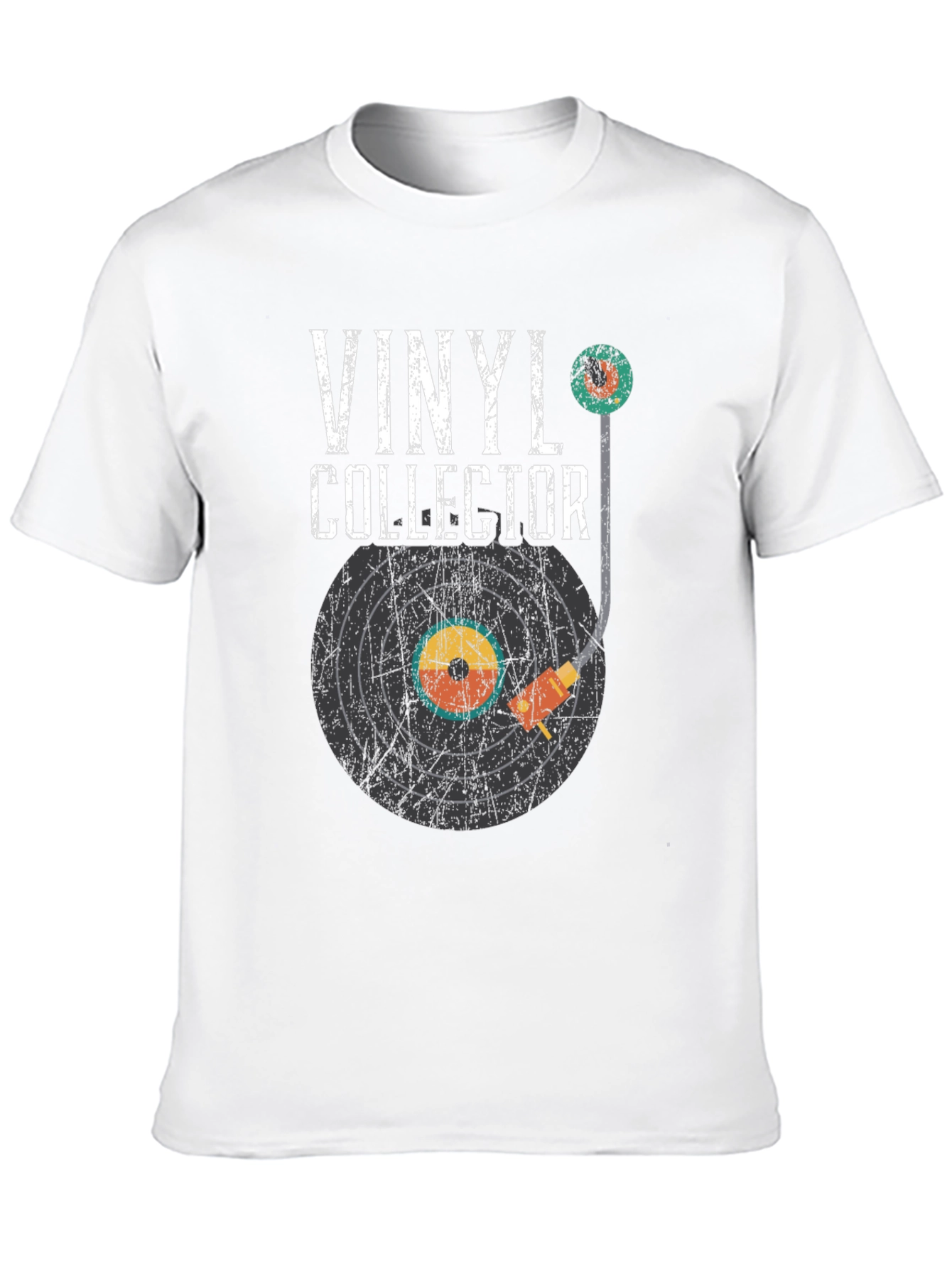 Vinyl Collector Graphic Tee - Music Lover T-Shirt
