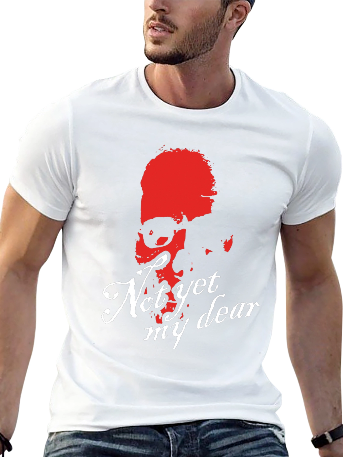 Not Yet My Dear Skull Graphic Tee