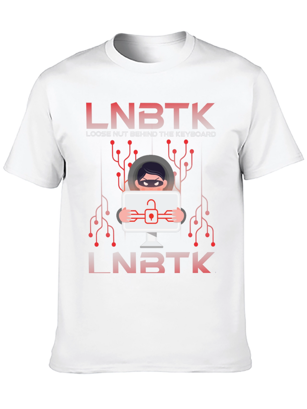 LNBKT Hacker Tee - Loose Nut Behind Keyboard