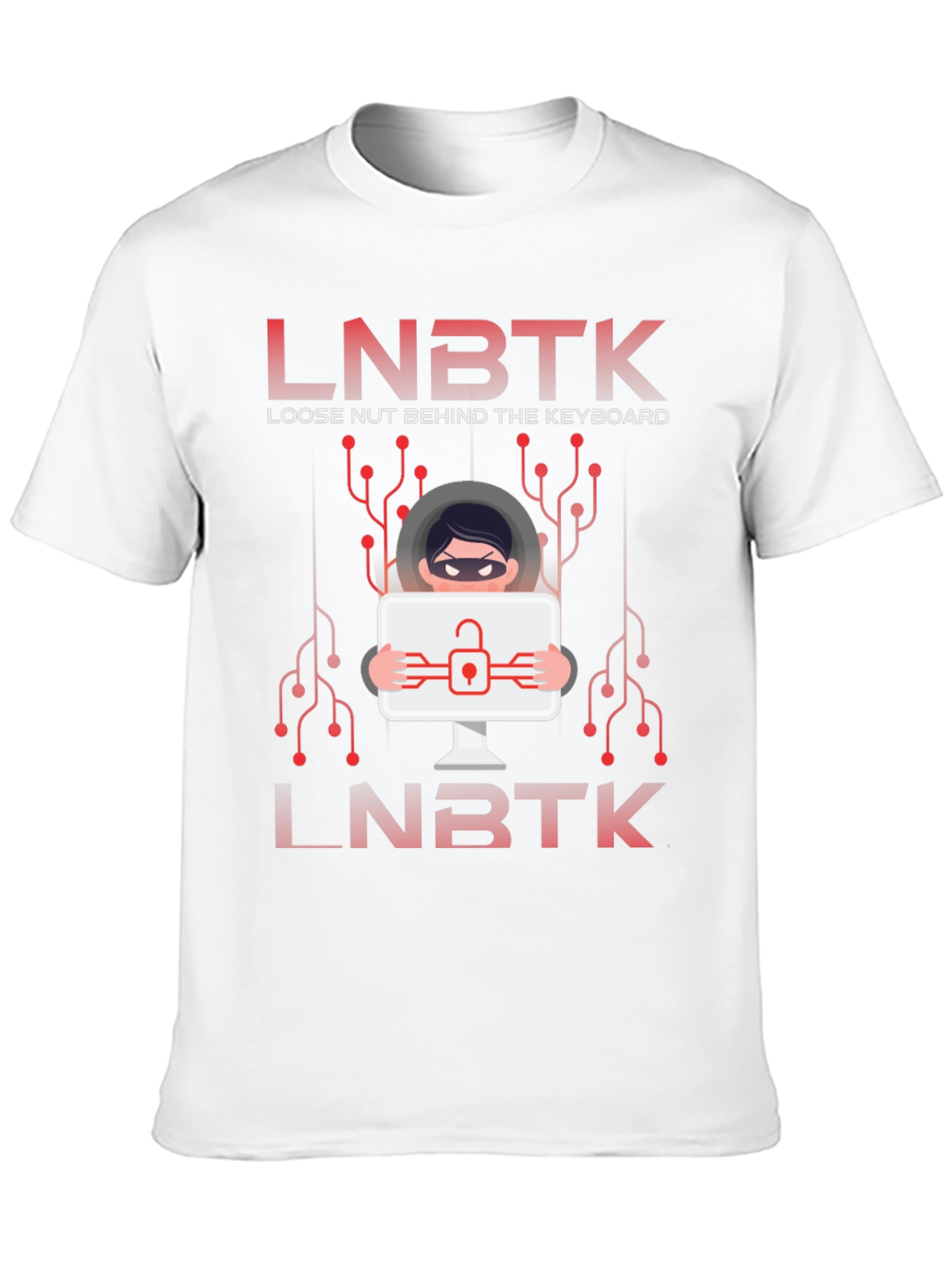 LNBKT Hacker Tee - Loose Nut Behind Keyboard