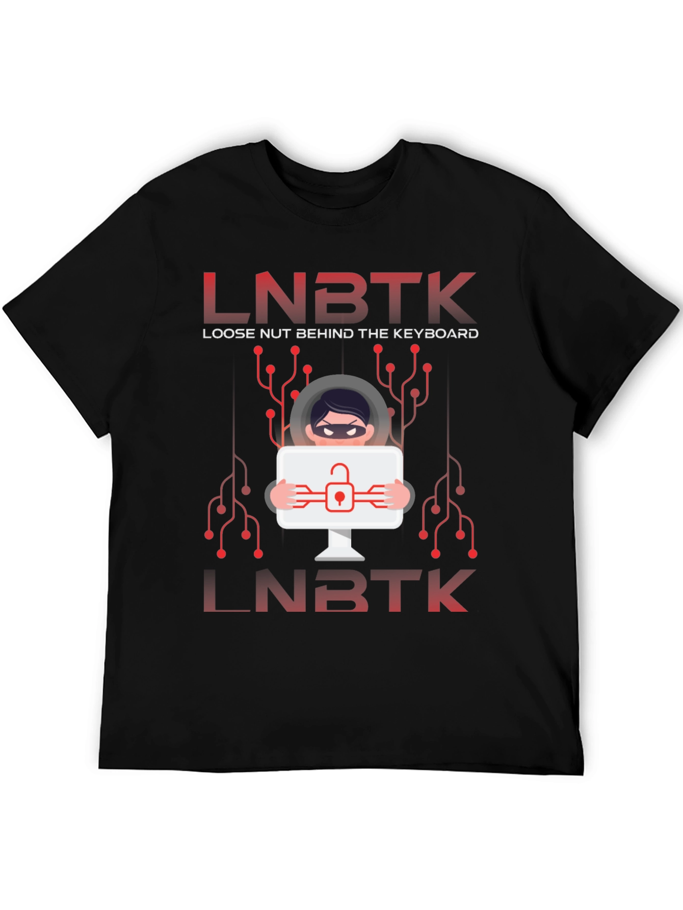 LNBKT Hacker Tee - Loose Nut Behind Keyboard