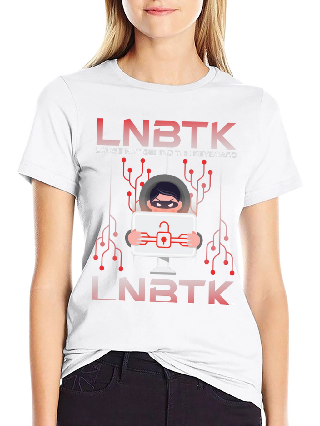 LNBKT Hacker Tee - Loose Nut Behind Keyboard