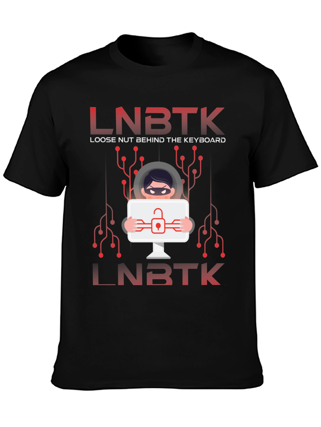 LNBKT Hacker Tee - Loose Nut Behind Keyboard