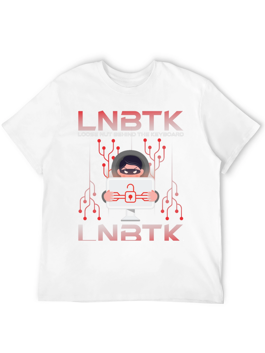 LNBKT Hacker Tee - Loose Nut Behind Keyboard