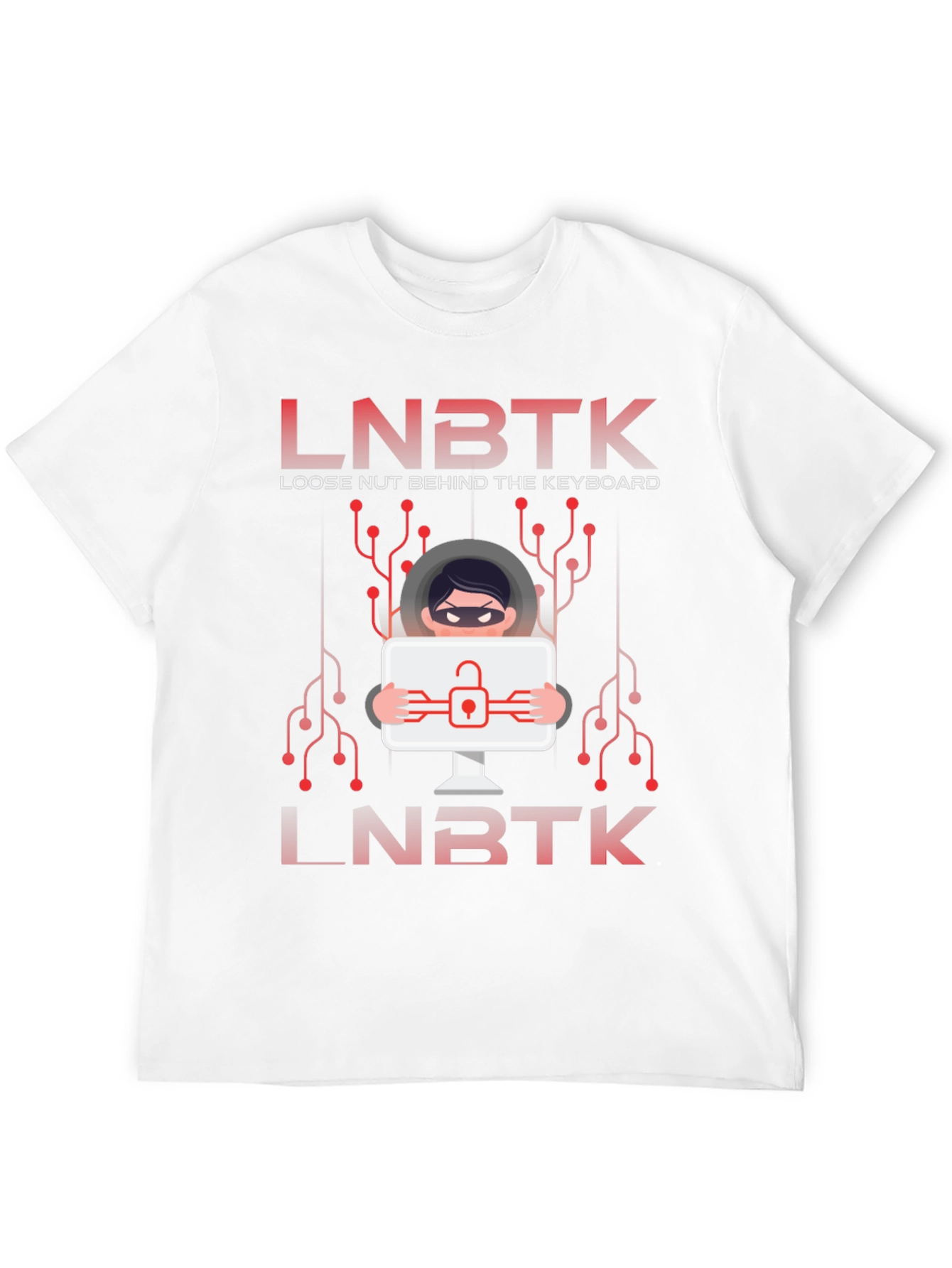 LNBKT Hacker Tee - Loose Nut Behind Keyboard