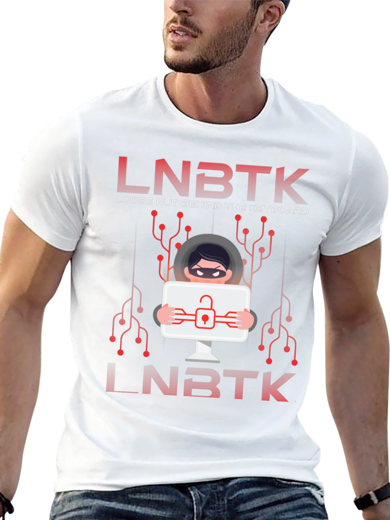 LNBKT Hacker Tee - Loose Nut Behind Keyboard