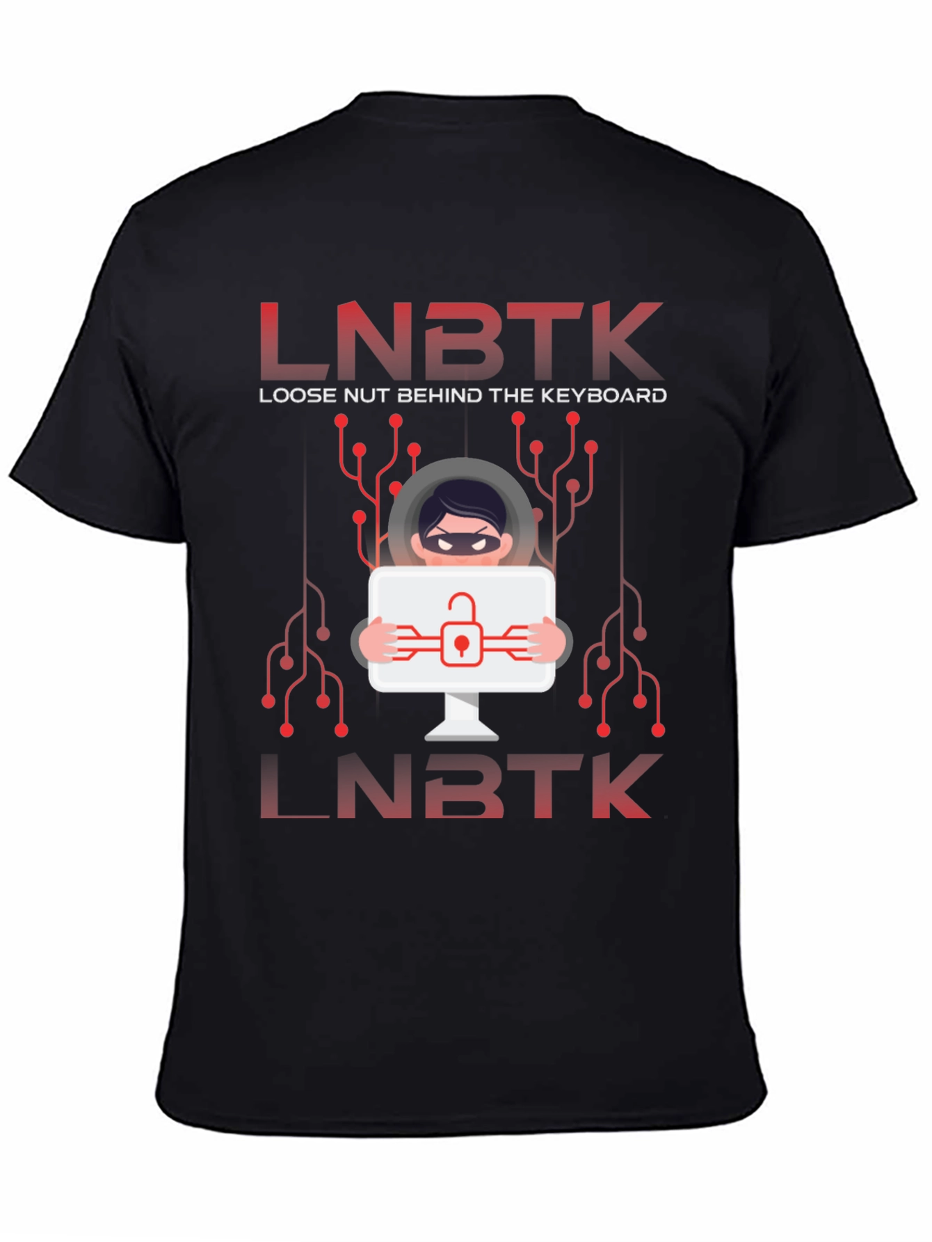 LNBKT Hacker Tee - Loose Nut Behind Keyboard