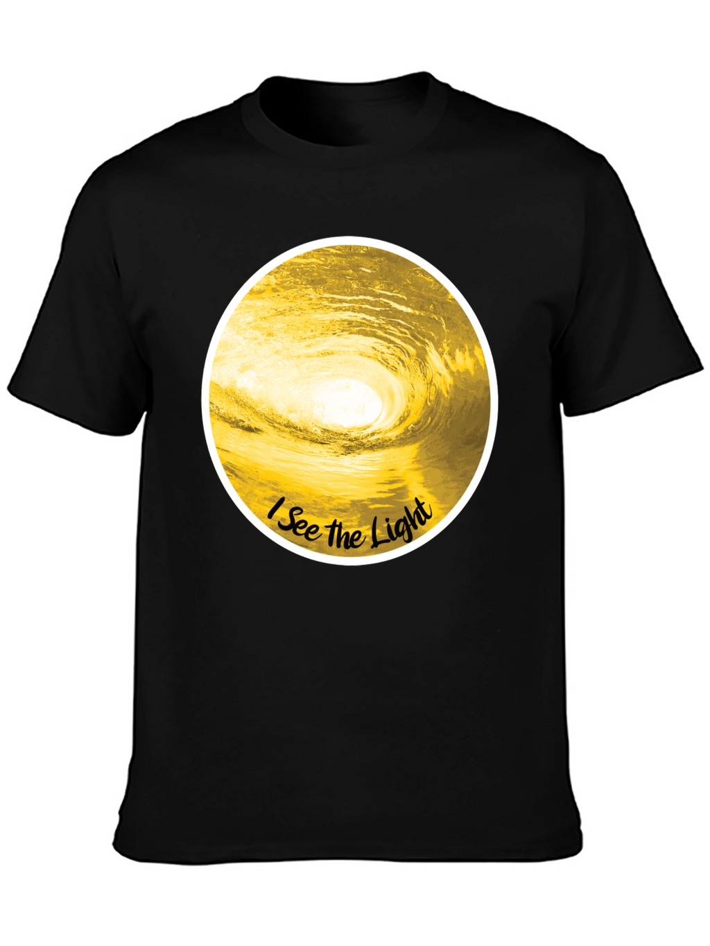 I See the Light Graphic Tee - Black